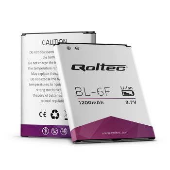 QOLTEC Battery for Nokia N78 N79 N95 BL-6F, 1200mAh