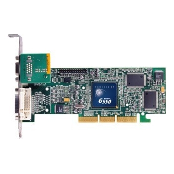 Placa Video Matrox Millennium G550 32MB DDR DualHead AGP Retail G55+MDHA32DSF