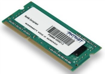 Memorie RAM Laptop SO-DIMM Patriot 4GB DDR3 1600MHz CL11 PSD34G160081S