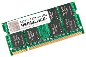 Transcend 2GB 800MHz, DDR2, CL6, SODIMM Retail