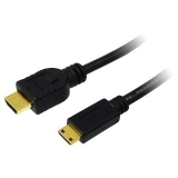 LOGILINK - Cablu HDMI-Mini HDMI, aurit, lung de 1,5m LOGILINK - Cablu HDMI-Mini HDMI, aurit, lung de 1,5m