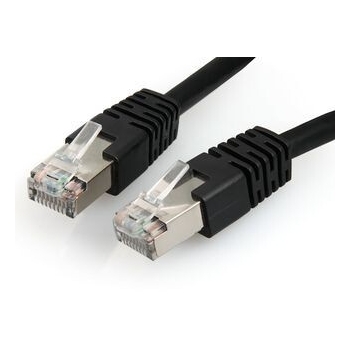 Gembird patchcord RJ45, cat. 6, FTP, 0.5m, black