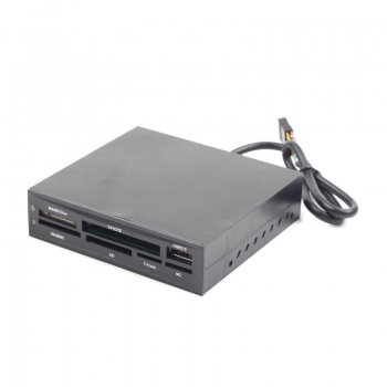Gembird USB 2.0 internal CF/MD/SM/MS/SDXC/MMC/XD card reader/writer black