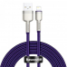 Cablu de date Baseus Cafule Metal, Fast Charging, CALJK-B05, USB - Lightning, 2m