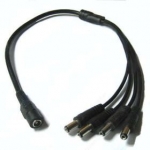 Cablu de alimentare tip splitter cu 4 iesiri pentru camere DS-4H
