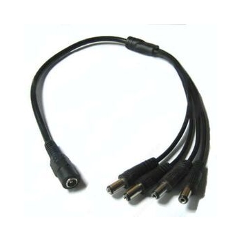 Cablu de alimentare tip splitter cu 4 iesiri pentru camere DS-4H