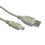 Cablu mini USB Gembird CC-USB2-AM5P-3 USB 2.0 A - mini 5PM bulk 0.75 m