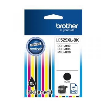 Cartus Cerneala Brother LC-529XLBK Black Ink Cartridge (~2400 pag) DCPJ100/DCPJ105/MFCJ200 LC529XLBK