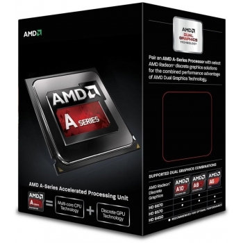 Procesor AMD Vision A4-Series X2 A4-7300 Black Edition 3.8GHz Cache 1MB Socket FM2 Unlocked AD7300OKHLBOX