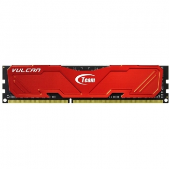 Memorie RAM TeamGroup, DIMM, DDR3, 8GB, 1600MHz, CL11, VULCAN RED, 1.5V