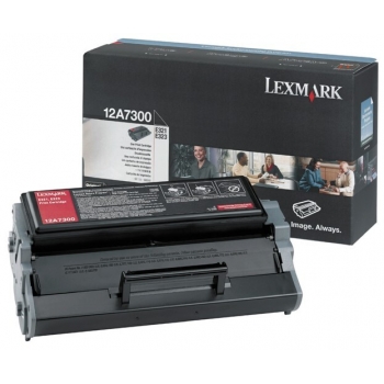 Cartus Toner Lexmark 12A7300 Black 3000 pagini for Optra E321, E323