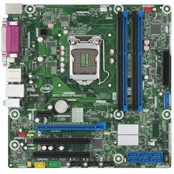 Placa de baza Intel DQ87PG Socket 1150 Chipset Intel Q87 4x DIMM DDR3 1x PCI-E x16 3.0 1x PCI-E x1 2x PCI DisplayPort DVI VGA 4x USB 3.0 MicroATX Bulk BLKDQ87PG