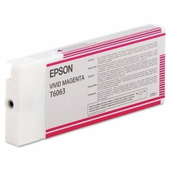 Cartus Cerneala Epson T6063 Vivid Magenta 220ml for Stylus Pro 4880 C13T606300