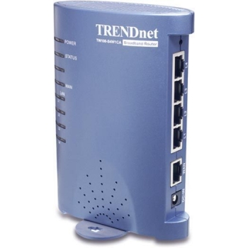 Router Trendnet TW100-S4W1CA 10/100 Mbps 1 x WAN, 4 x LAN DSL/Cable broadband cu switch 4 porturi