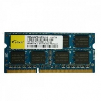 Memorie RAM Laptop SO-DIMM Elixir 1GB DDR3 1333MHz PC10600 M2S1G64CB88C5N-CG