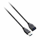 V7 USB 3.0 EXTENSION / 1.8M / A TO A / BLACK USB 3.0 / M / F