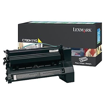 Cartus Toner Lexmark C780H1YG Yellow High Yield Return Program 10000 pagini for C780DN, C780DTN, C780N, C782DN, C782DTN, C782N, X782E