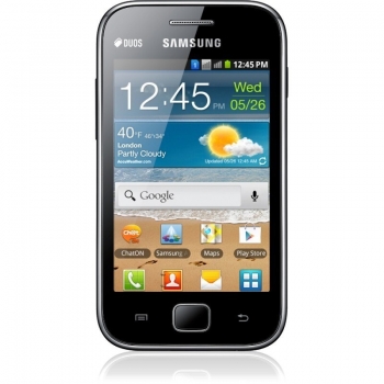 Telefon Mobil Samsung Galaxy Ace S6802 Duos Black Dual SIM 832MHz 3GB Android 2.3 SAMSS6802BLK