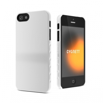 Husa Cygnett Form Slim Hard pentru iPhone 5 White CY0832CPAEG