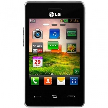 Telefon Mobil LG T385B Black 3.2" 240 x 320 touch screen Wi-Fi 802.11 b/g