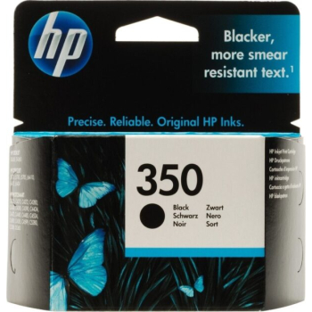 Cartus Cerneala HP Nr. 350 Black Vivera Ink 200 Pagini for Deskjet D4260, D4280, D4360, Photosmart C4480, C4580, OfficeJet J5780, Photosmart C4280 AIO, OfficeJet J6140, Photosmart C5200, C5280 AIO, D5360 CB335EE