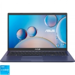 Laptop ASUS 15.6'' X515EA, HD, Procesor Intel Core i3-1115G4 (6M Cache, up to 4.10 GHz), 8GB DDR4, 256GB SSD, GMA UHD, No OS, Peacock Blue