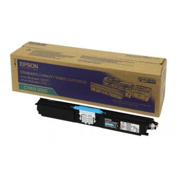 Cartus Toner Epson C13S050560 Cyan 1600 Pagini for Aculaser C1600, CX16, CX16DNF, CX16DTNF, CX16NF