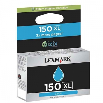 LEXMARK 14N1615E INK 150XL CYAN HIGH CAPACITY