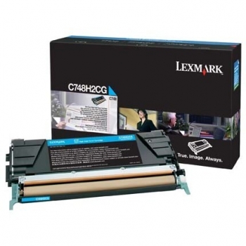 Cartus Toner Lexmark C748H2CG Cyan High Yield 10000 Pagini for C748