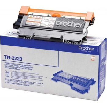 Cartus Toner Brother TN2220 Black 2500 Pagini for DCP-7070DW, HL-2240, HL-2240D, HL-2250DN, MFC-7360N, MFC-7460DN