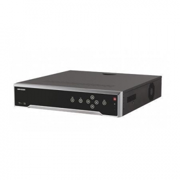 Hikvision NVR DS-7732NI-I4/16P, 256Mbps Bit Rate Input Max(up to 32-ch IP video), 4 SATA Interfaces, decoding format H.265/H.264+/H.264/MPEG4, alarm I/O: 16/4, 1.5U case,19