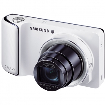 Camera Foto Digitala Samsung Galaxy Camera EK-GC100 16.3 MP Zoom Optic 21x OIS 3G WiFi Android 4.1 8GB White EK-GC100ZWABGL