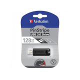 Memorie USB Verbatim PinStripe 128GB USB 3.0 Black 49319