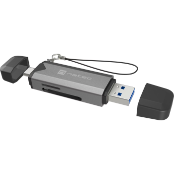 Cititor carduri NATEC Scarab 3 USB-A + USB-C SD/Micro SD USB 3.1 Gen 1 NCZ-2262