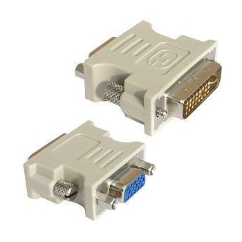 DVI/VGA Adapter (for connection of one VGA-monitor, requires DVI-I connector)