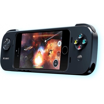 Model : PowerShell Controller + Battery, Tip accesoriu : iPhone 5/5s, iPod touch Gamepad, Compatibilitate : IOS 7 support, Integrated 1500 mAh battery, 8-way analog directional pad (D-pad), 2 analog shoulder buttons, 4 analog buttons, Pause button, Wrist