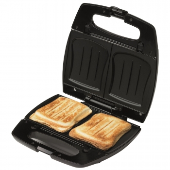Sandwich-maker Breville 750 W 2 sandwich-uri, Negru/Argintiu VST051X-01