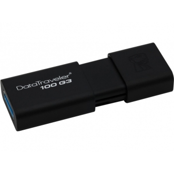 Memorie USB Kingston DataTraveler 100 G3 128GB USB 3.0 Black DT100G3/128GB