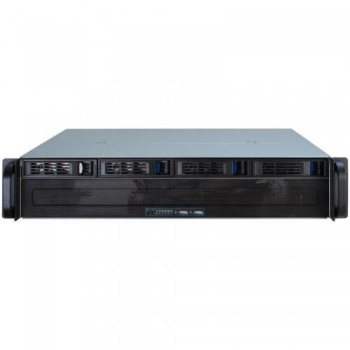 Inter-Tech IPC 2U-2404L 19 storage case, carcasa server 2U pentru rack, fara sursa (tip ATX cu ventilator 80mm sau Mini-Redundant PS/2),