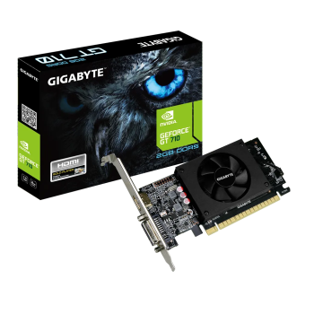 PLACA VIDEO GIGABYTE GEFORCE GT 710 2GB GDDR5/64BIT GV-N710D5-2GL