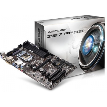 Placa de baza ASRock Z87 Pro3 Socket 1150 Intel Z87 4x DDR3 VGA DVI HDMI ATX