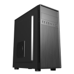 Carcasa Gembird Fornax 160 Middle Tower fara sura negru CCC-FC-160