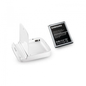 Extra Battery Kit Samsung Galaxy Note II N7100 Dock charger + acumulator 3100 mAh