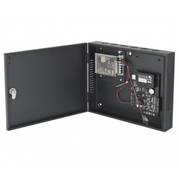 Centrala de control acces CCA3-1-2CAB+ pentru 1 usa bidirectionala ; Conectivitate: TCP/IP si RS485; Capacitate: 30,000 utilizatori, 100,000 evenimente stocabile; Compatibila cu cititoare Wiegand 26/34