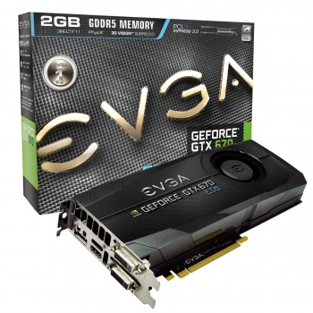 Placa Video EVGA nVidia GeForce GTX 670 FTW 2GB GDDR5 256bit PCI-E x16 3.0 HDMI 2x DVI DisplayPort 02G-P4-2678-KR