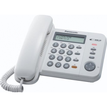Telefon analogic Panasonic KX-TS580FXW Caller ID alb