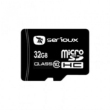 Card Memorie MicroSDHC Serioux 32GB Clasa 10 + adaptor SD SFTF32AC10
