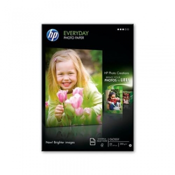 Hartie Foto HP Q2510A Everyday Glossy Photo Paper Dimensiune: A4 Numar coli: 100