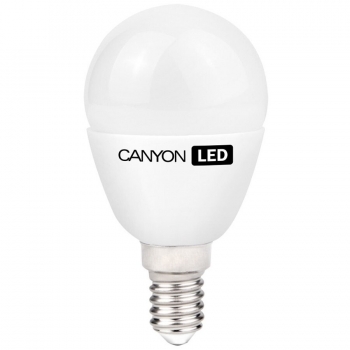 CANYON PE14FR3.3W230VN LED lamp, P45 shape, milky, E14, 3.3W, 220-240V, 150Â°, 262 lm, 4000K, Ra>80, 50000 h