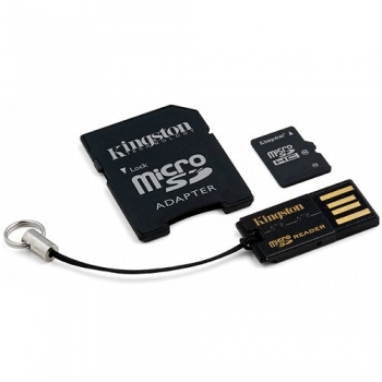 Card Memorie MicroSDHC Kingston 32GB Clasa 10 Card + Reader + Adaptor MBLY10G2/32GB